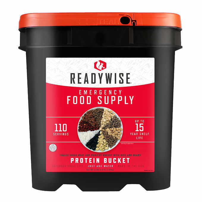 Readywise 110 Serving Emergency Protein Bucket (110 Total Servings)
