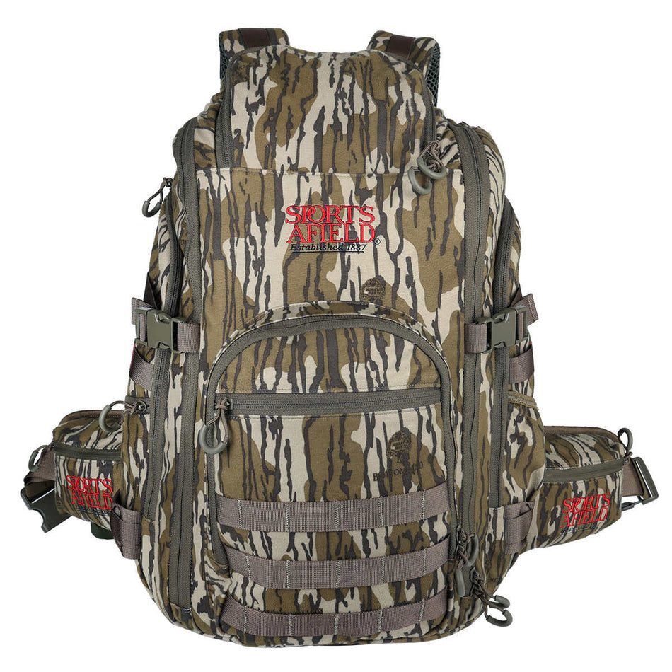Sports Afield Hunting Day Pack With Mossy Oak Bottomland Camo