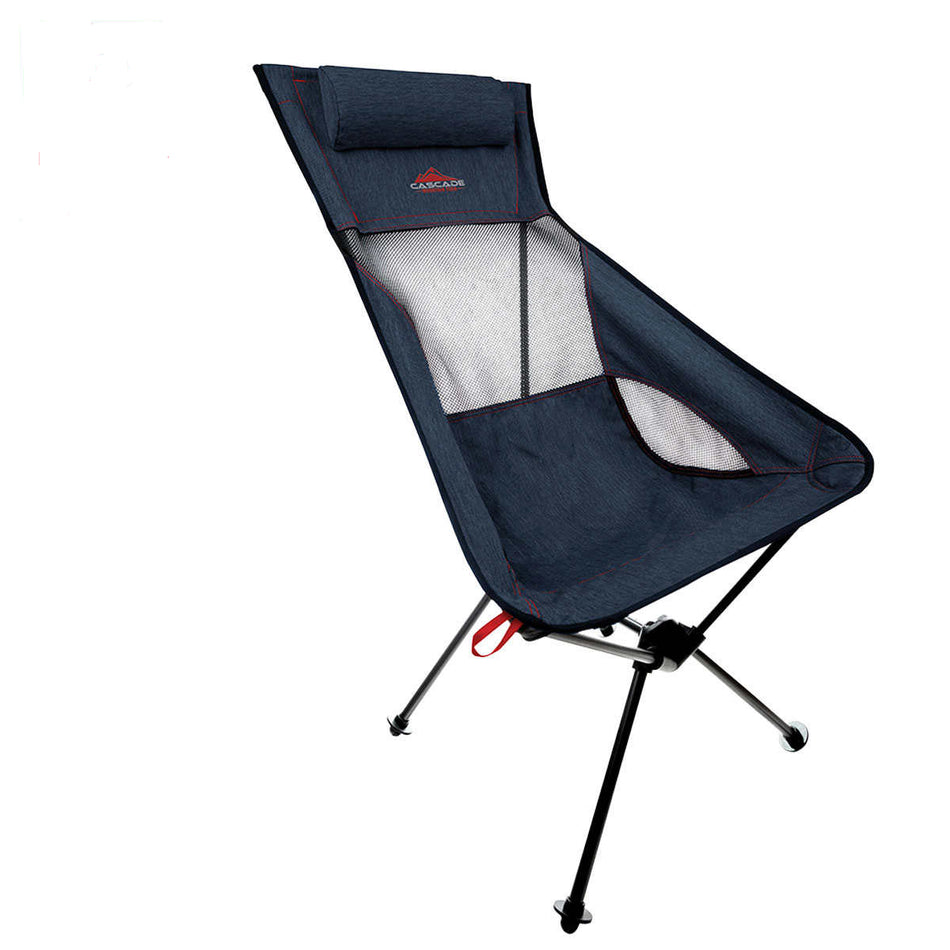 Cascade Mountain Tech Ultralight Highback Chair, 2-pack (Blue)